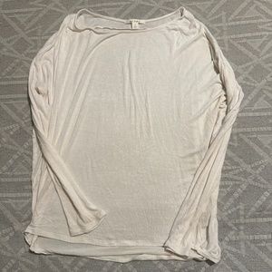 Off white long sleeve top